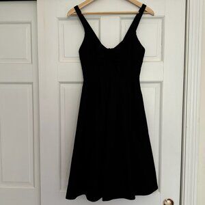 0 Black J. Crew Cotton Cady Dress